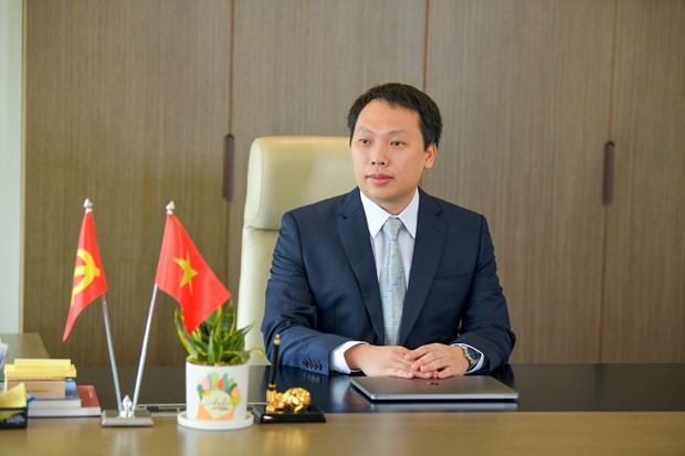 Ông Nguyễn Huy Dũng được bổ nhiệm làm Thứ trưởng Bộ Thông tin và Truyền thông ở tuổi 37. (Ảnh: PV/Vietnam+).