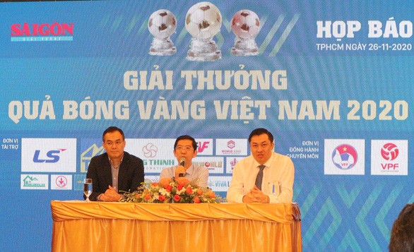 Họp báo công bố đề cử “Quả bóng vàng Việt Nam 2020” (Ảnh: NK).