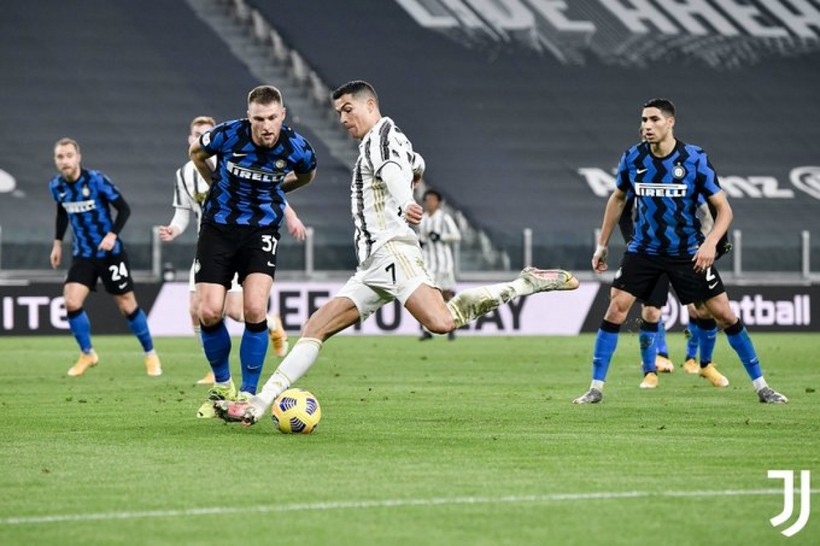 Cristiano Ronaldo là người hùng đưa Juventus vào chung kết Coppa Italia. (Ảnh: Juventus).