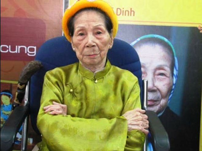 Bà Lê Thị Dinh - cung nữ cuối cùng của triều Nguyễn.