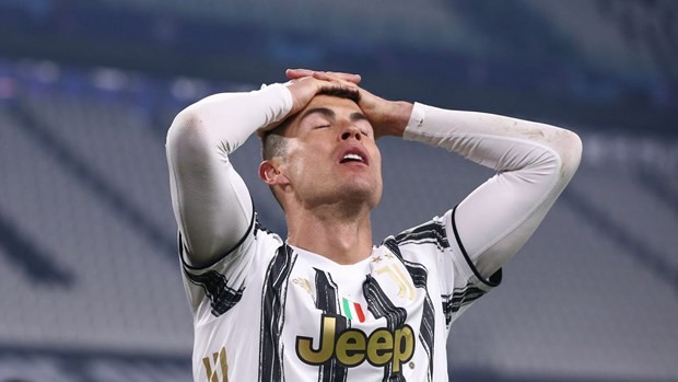 Ronaldo không thể giúp Juventus xưng bá tại châu Âu. (Ảnh: CNN)