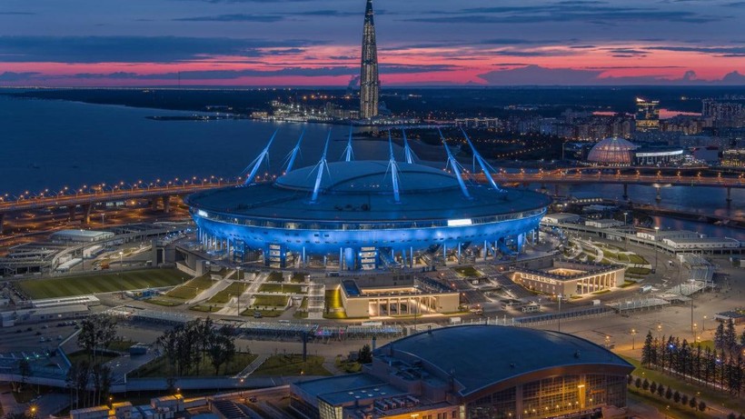 Sân vận động Gazprom Arena, St.Petersburg – nơi tổ chức Euro 2020