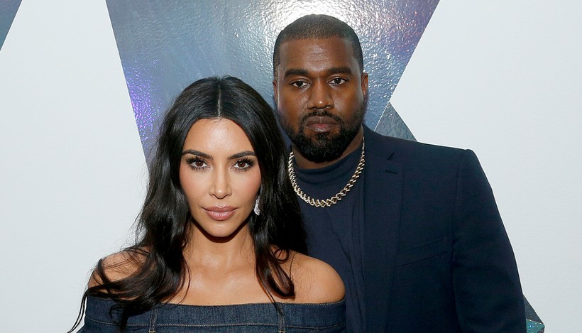 Kim Kardashian và chồng cũ Kanye West.