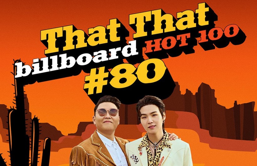 "That That" của Psy đã xuất sắc đứng ở vị trí thứ 80 trên bảng xếp hạng "Hot 100".