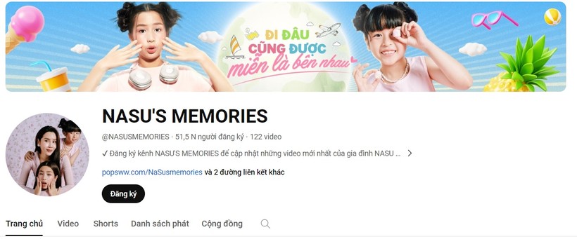 Kênh YouTube “Gia đình Giang Hồ” cũng đã âm thầm được đổi sang tên 2 con gái.