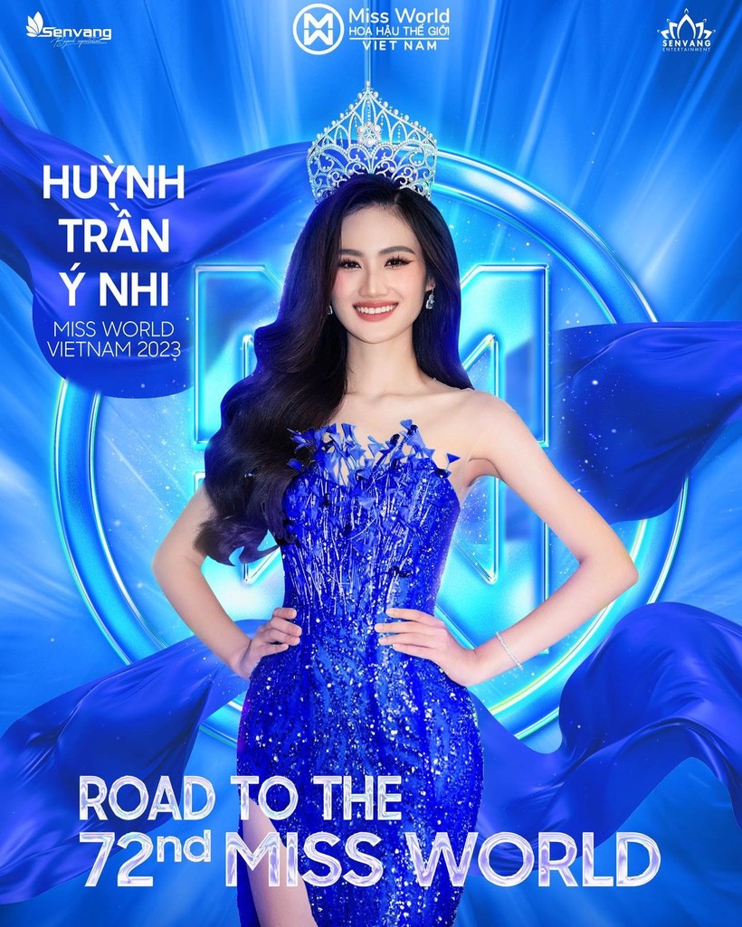 Huỳnh Trần Ý Nhi gây chú ý trên fanpage Miss World với lượt tương tác cao.