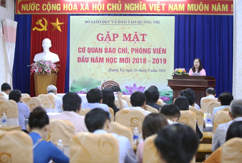 Ngành GD&ĐT tỉnh Quảng Trị gặp mặt đội ngũ báo chí trước thềm năm học mới 2018-2019