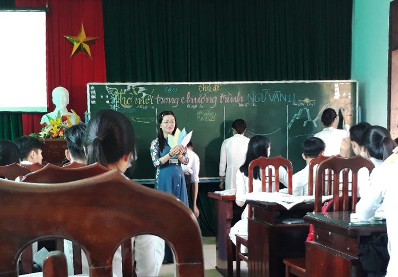 Một giờ dạy môn văn có nhiều sáng tạo của cô giáo Ly Hương 