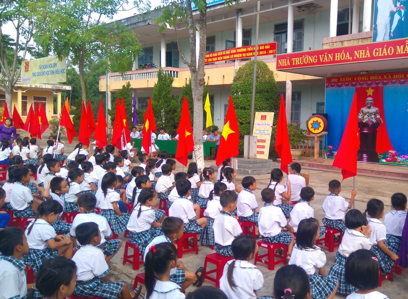 Mưa lũ xuất hiện trên địa bàn tỉnh Quảng Trị nhiều khả năng các em học sinh ở một số vùng không có lễ khai giảng như kế hoạch (Ảnh minh hoạ)