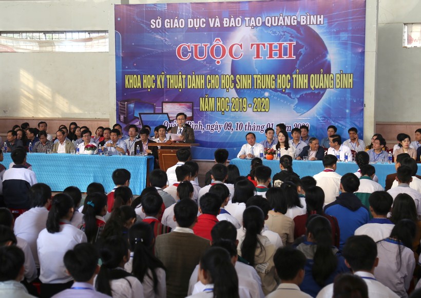 Quảng Bình: 106 dự án dự thi KHKT dành cho học sinh trung học