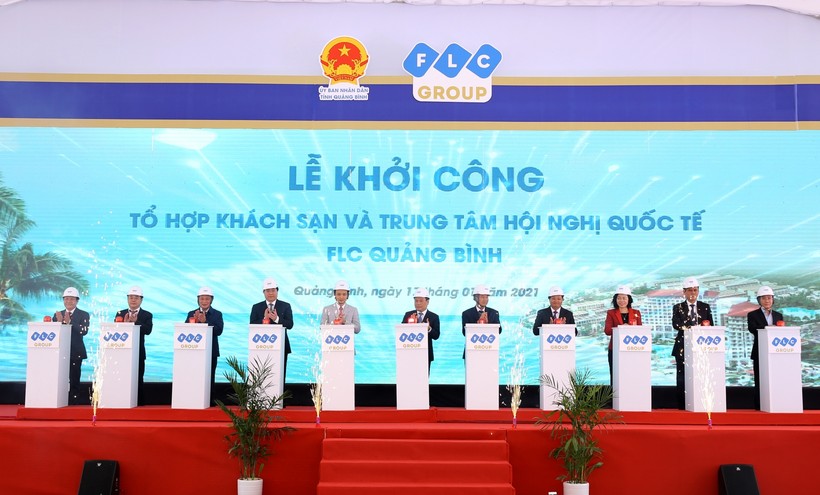 Khởi công dự án Tổ hợp khách sạn và Trung tâm Hội nghị Quốc tế tại Quảng Bình.