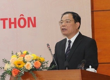 Bộ trưởng Nguyễn Xuân Cường phát biểu tại hội nghị.