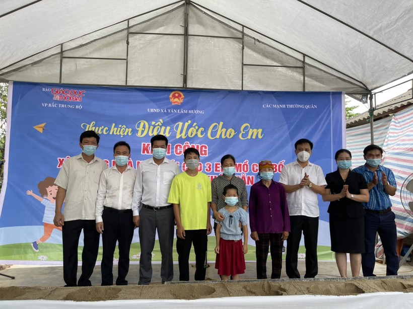 Báo GD&TĐ tổ chức Lễ khởi công nhà nhân ái thứ 4 tại Hà Tĩnh