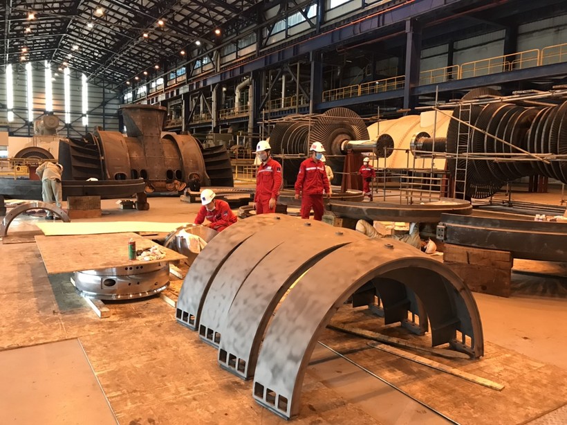 Nhà máy Nhiệt điện Vũng Áng 1 đã hoàn thành gần 60% tiến độ đại tu Tổ máy số 2