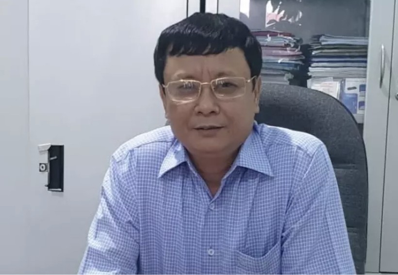 Ông Nguyễn Hữu Phúc - Giám đốc Công ty TNHH MTV Thủy lợi Bắc Hà Tĩnh (ảnh CA Hà Tĩnh cung cấp).