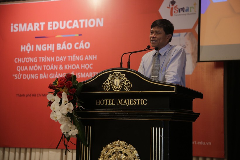 Ông Nguyễn Văn Hiếu - Phó Giám đốc Sở GD&ĐT TPHCM - phát biểu tại hội nghị