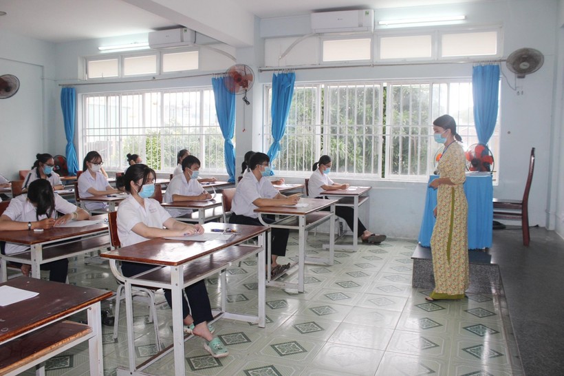 Học sinh tỉnh Bà Rịa- Vũng Tàu trong đợt 1 Kỳ thi tốt nghiệp THPT 2021.