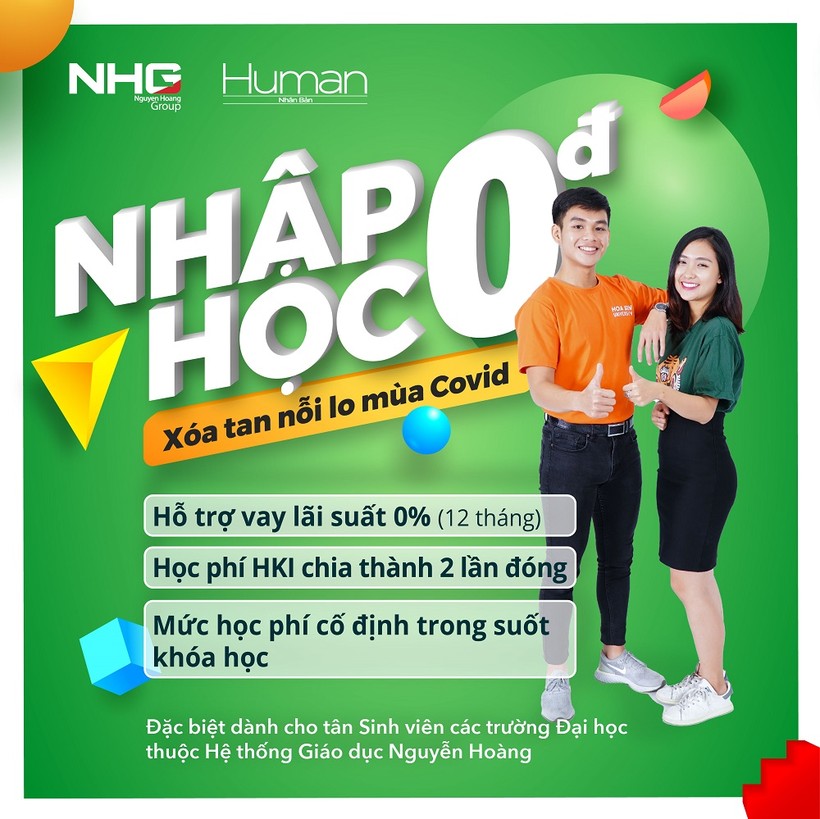 Tập đoàn giáo dục Nguyễn Hoàng(NHG) triển khai chương trình hỗ trợ học phí cho tân sinh viên