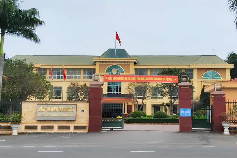 Trụ sở UBND huyện Nghĩa Đàn. Ảnh: Việt Khánh