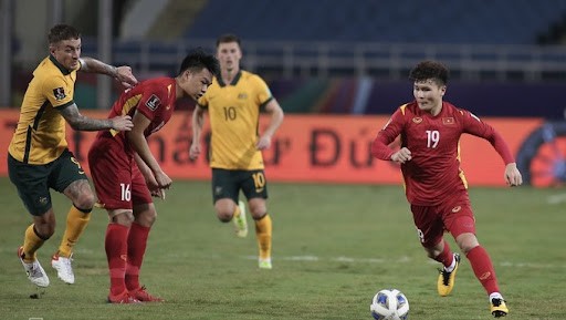 Tuyển Việt Nam có trận thua đáng tiếc trước Australia trên sân Mỹ Đình.