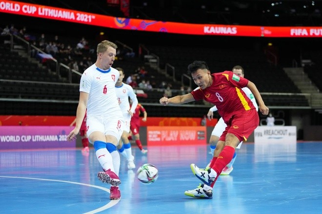 Tuyển futsal Việt Nam lần thứ 2 góp mặt ở vòng đấu loại World Cup
