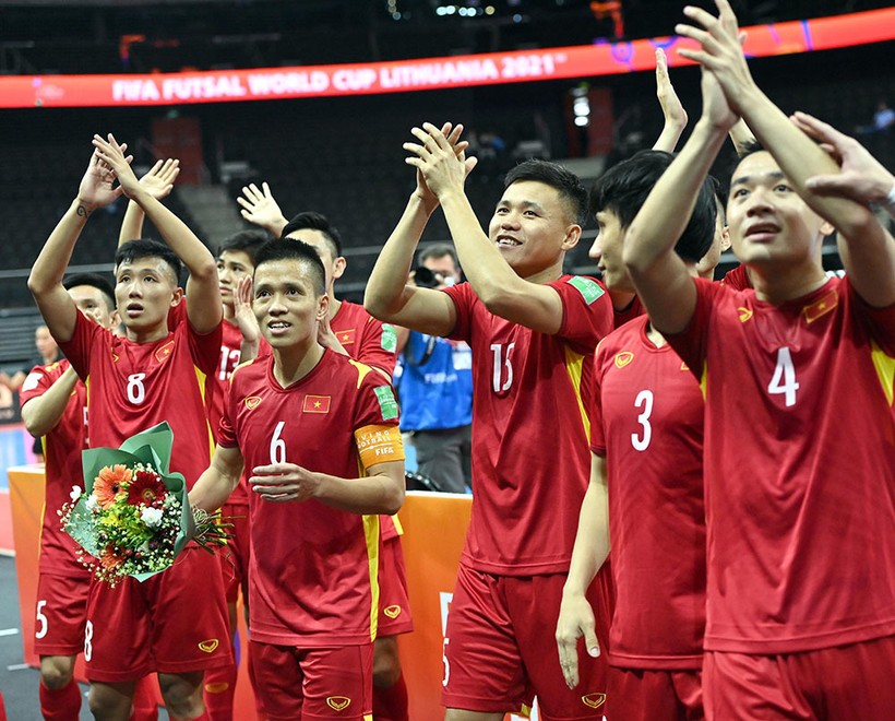 Tuyển futsal Việt Nam hiện ở vị trí 39 trên BXH FIFA
