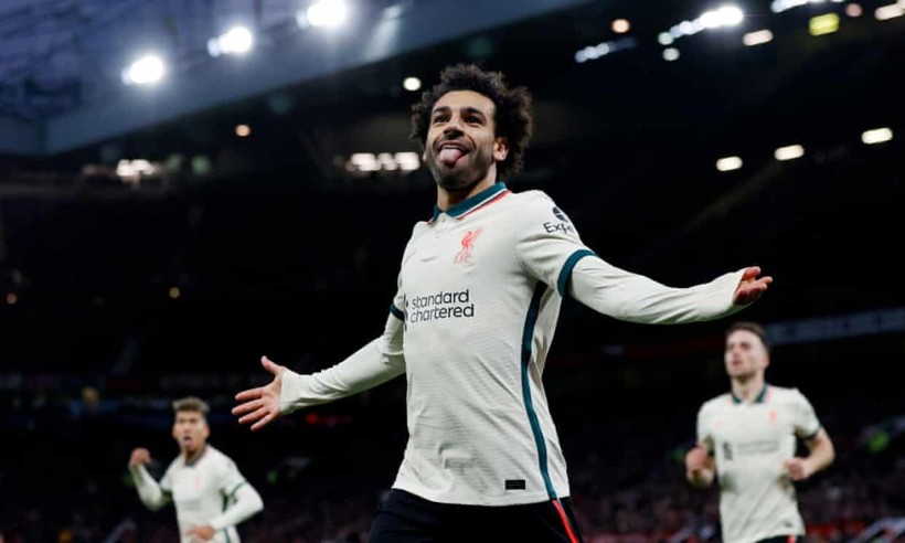 Salah ghi 3 bàn giúp Liverpool đè bẹp Man Utd.