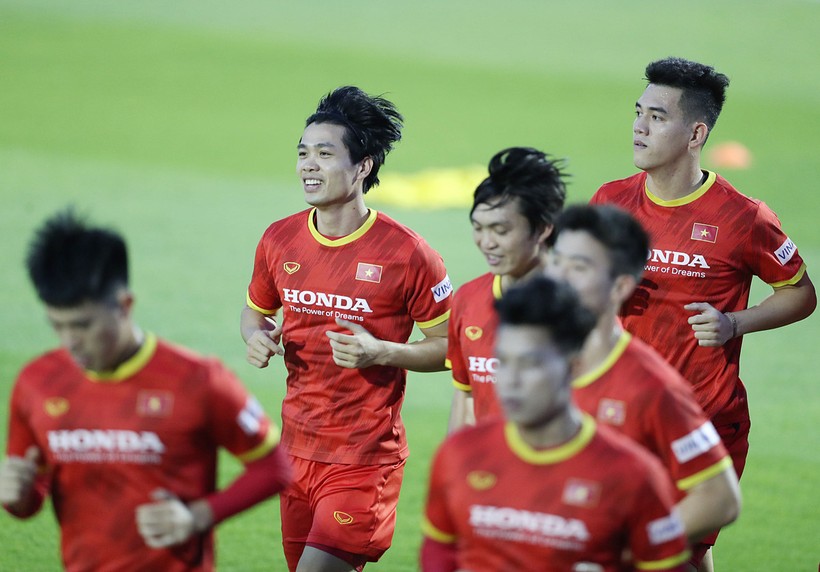Tuyển Việt Nam sẵn sàng cho trận đấu với Indonesia.