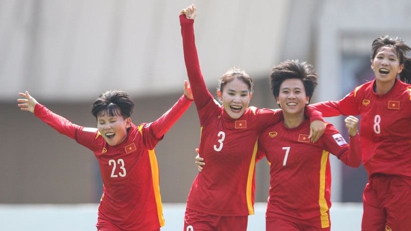 Tuyển Việt Nam giành quyền dự World Cup 2023.