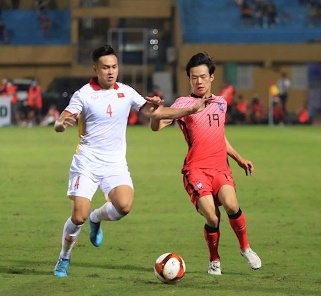 U23 Việt Nam có chiến thắng tối thiểu trước U20 Hàn Quốc trên sân Mỹ Đình.