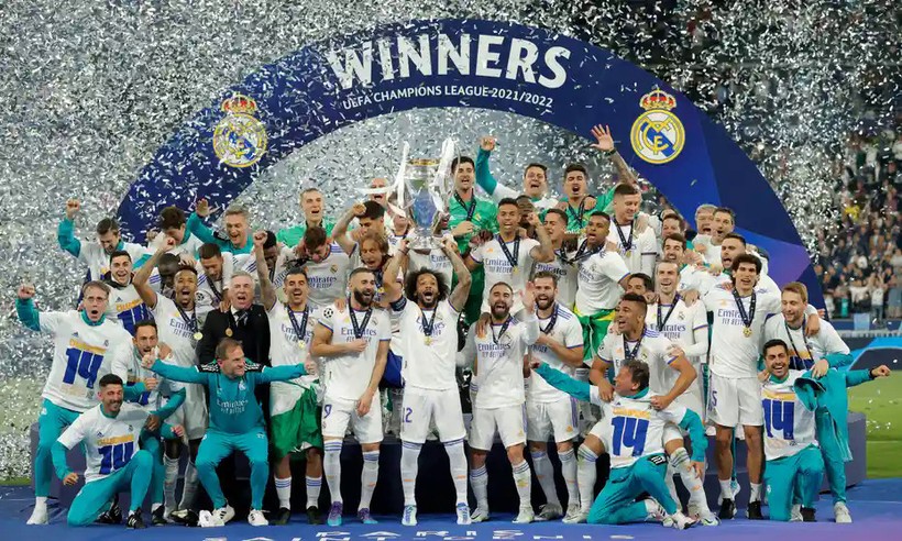 Real kiếm được số tiền lớn nhờ vô địch Champions League. Ảnh: Reuters.