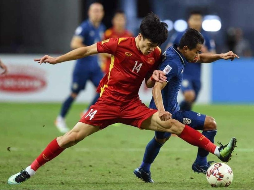 Tuyển Việt Nam và Thái Lan nằm khác bảng ở AFF Cup 2022.