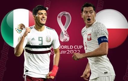 Mexico sẽ so tài với Ba Lan ở trận mở màn World Cup 2022.