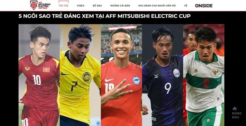 Khuất Văn Khang nằm trong Top các cầu thủ trẻ đáng xem nhất AFF Cup 2022.