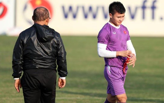 Quang Hải bình phục chấn thương sẵn sàng ra sân trận gặp Malaysia.