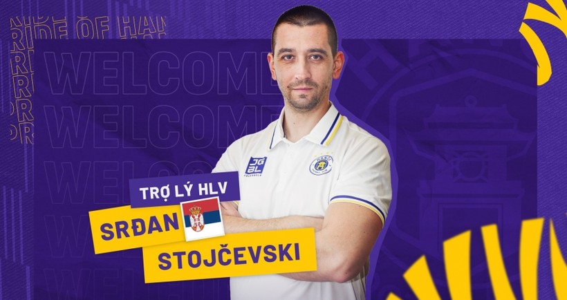Trợ lý Srđan Stojčevski đến từ Serbia chính thức đầu quân cho Hà Nội FC.