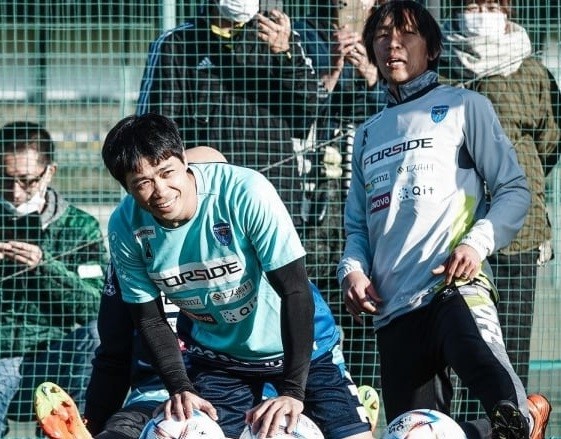 Công Phượng lập công trong buổi đá tập của Yokohama FC.