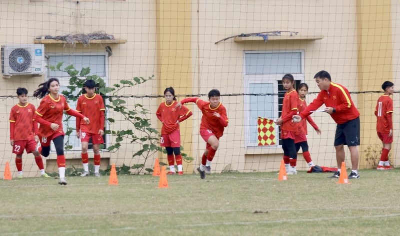 U20 nữ Việt Nam Việt Nam tập trung chuẩn bị cho giải châu Á.