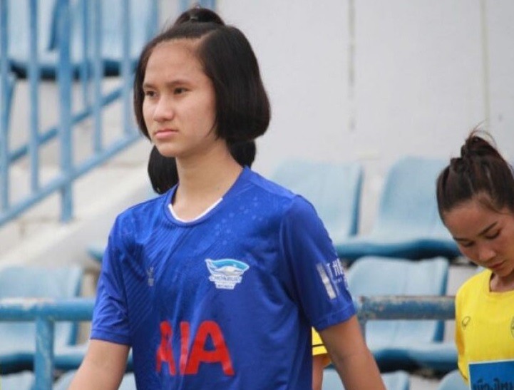 Janista Jinantuya hội quân cùng ĐT Thái Lan chuẩn bị cho trận play-off tranh vé dự World Cup nữ 2023,