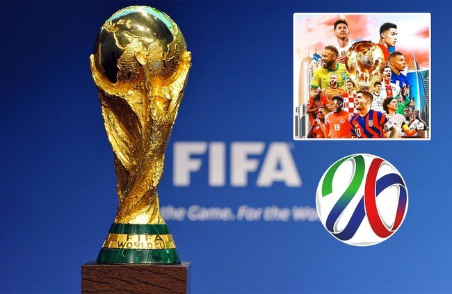World Cup 2026 do Mỹ, Canada và Mexico đăng cai.