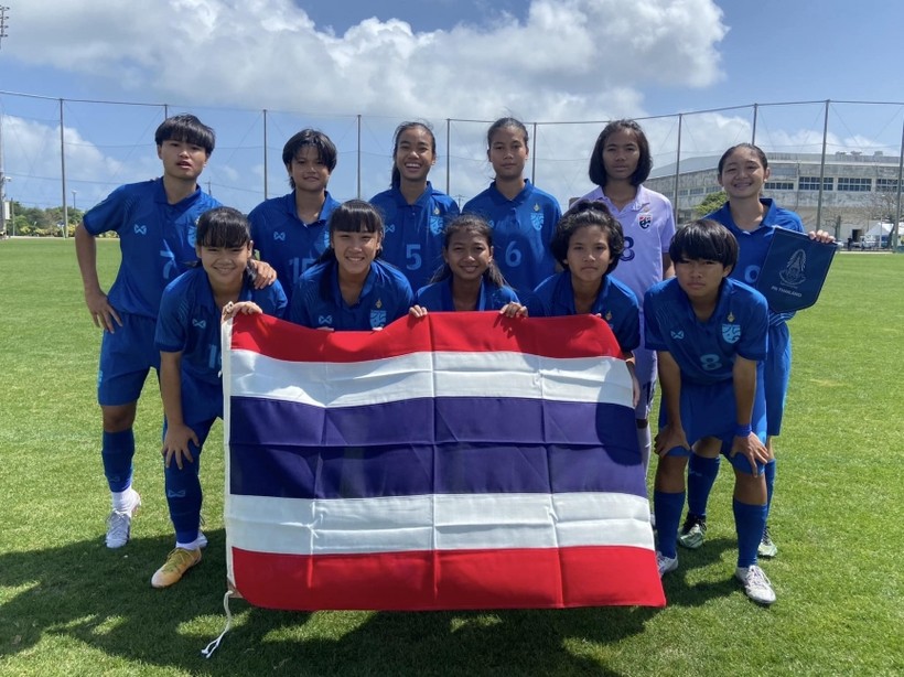 U17 nữ Thái Lan có chiến thắng hết sức ấn tượng ở giải Jenesys.