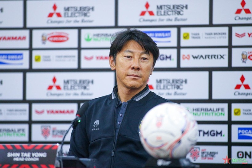 HLV Shin Tae Yong lo lắng khi Indonesia nguy cơ mất suất dự U20 World Cup.