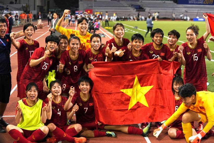 Tuyển nữ Việt Nam tập huấn tại Đức trước thềm World Cup.
