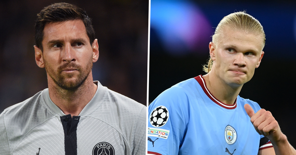 Messi và Haaland- những ứng viên giành quả bóng Vàng 2023.