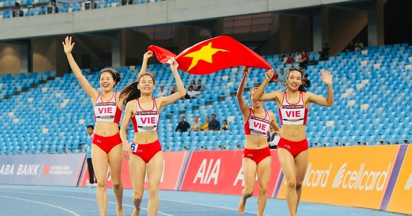 Điền kinh Việt Nam giành 12 HCV ở SEA Games 32.