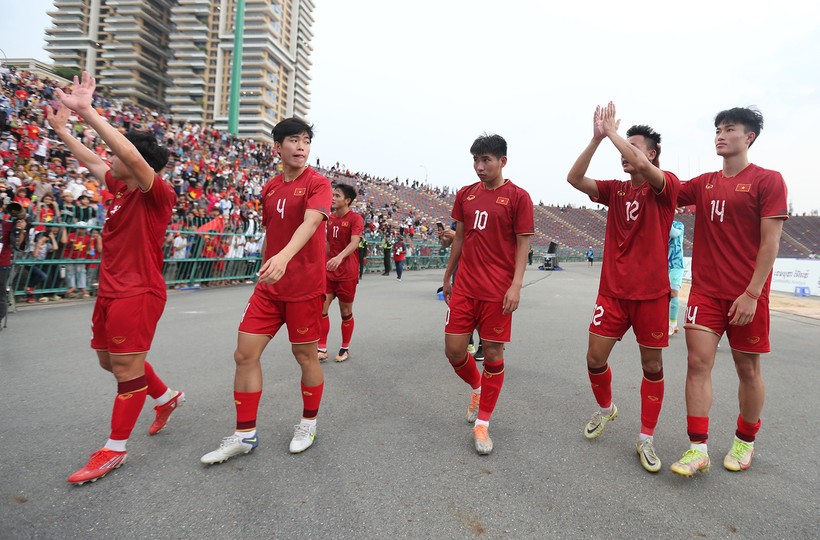 Phần lớn cầu thủ của U22 Việt Nam không có suất đá chính ở V.League 2023.
