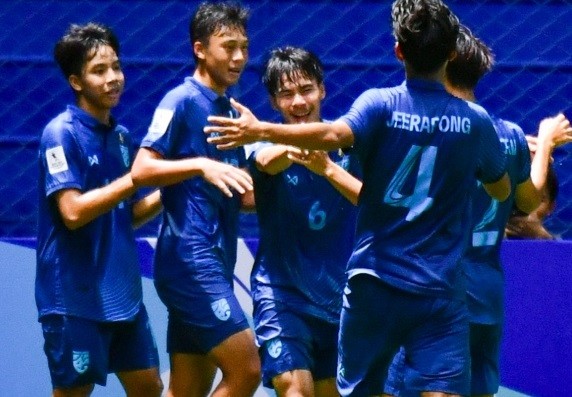 Thái Lan tứ kết U17 châu Á 2023 với thành tích toàn thắng.