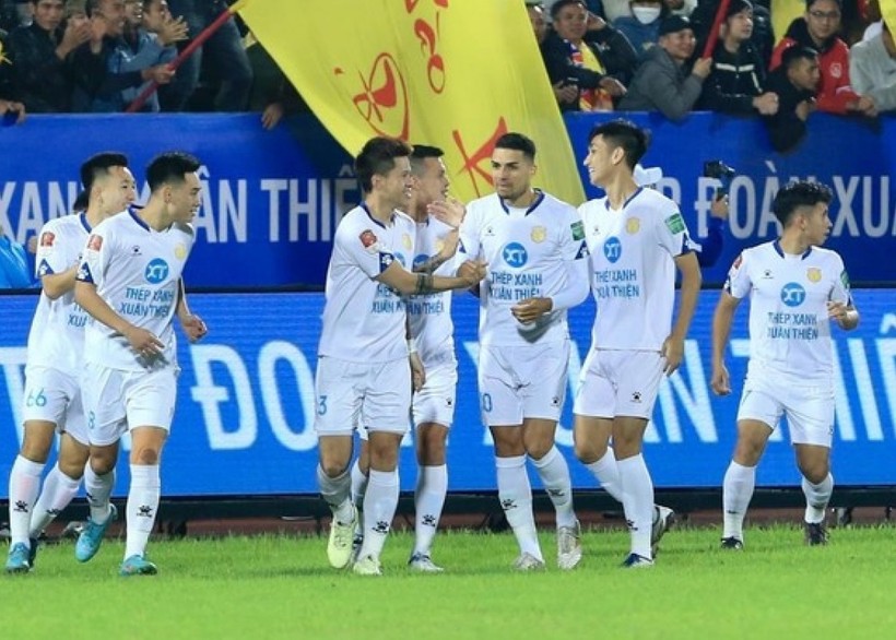 Nam Định có giá trị đội hình cao nhất V-League 2023 lên tới 4,09 triệu euro.