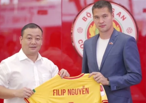 Filip Nguyễn gia nhập Công an Hà Nội với hợp đồng có thời hạn 3 năm.