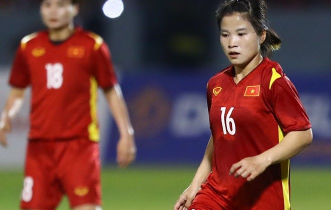 Dương Thị Vân vắng mặt trận gặp tuyển Mỹ vì chấn thương.